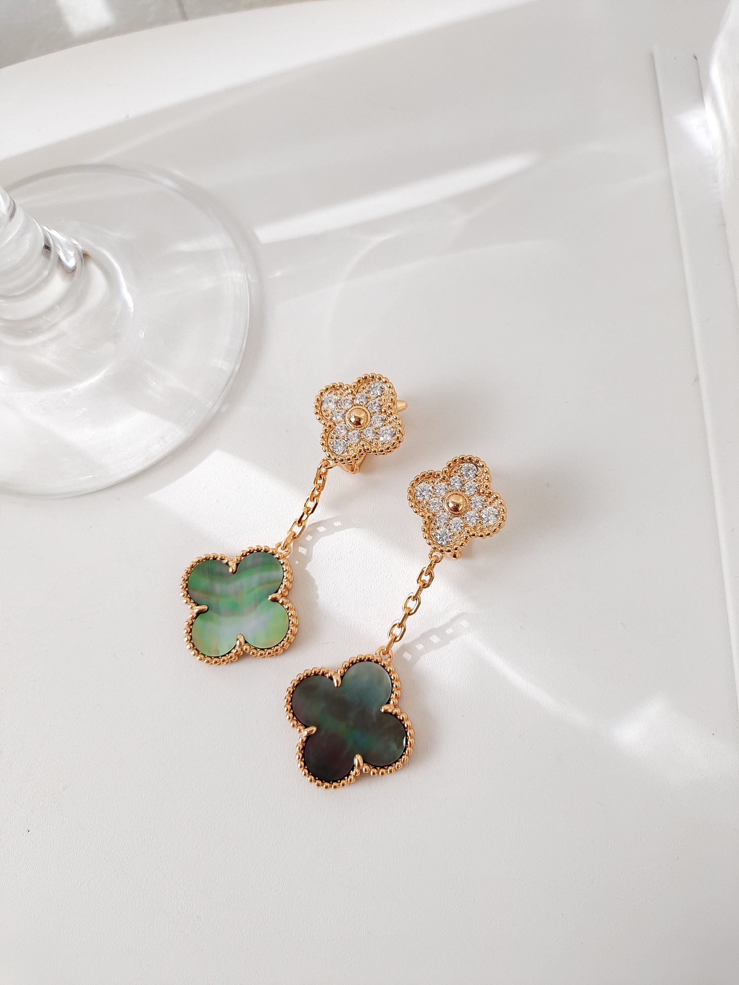[TOP] Van Cleef & Arpels Earrings-Green