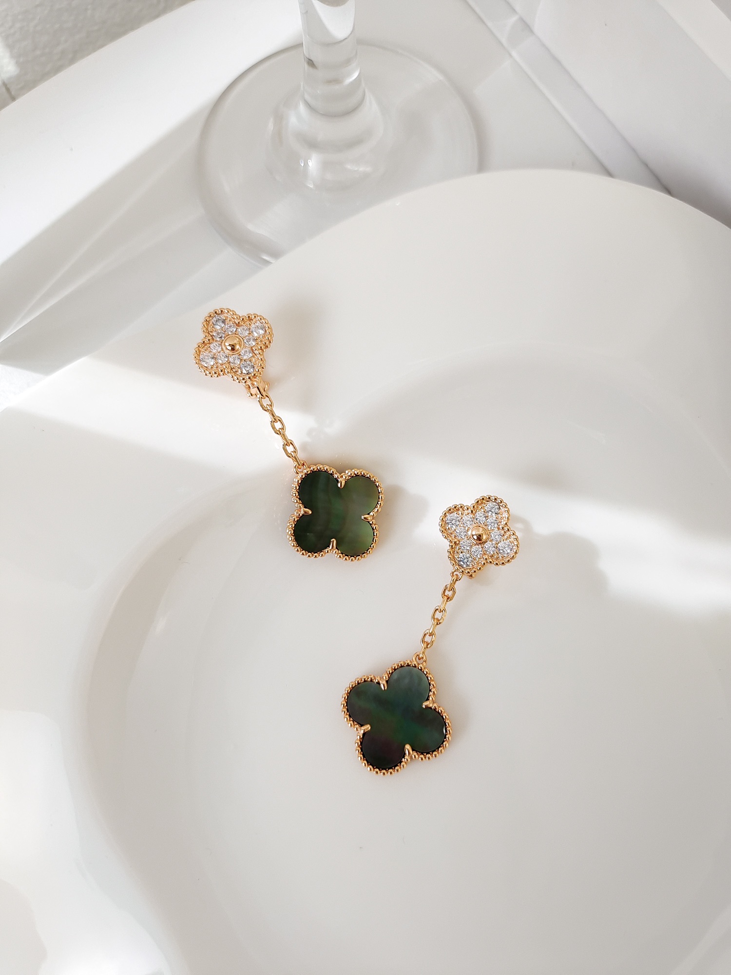 [TOP] Van Cleef & Arpels Earrings-Green
