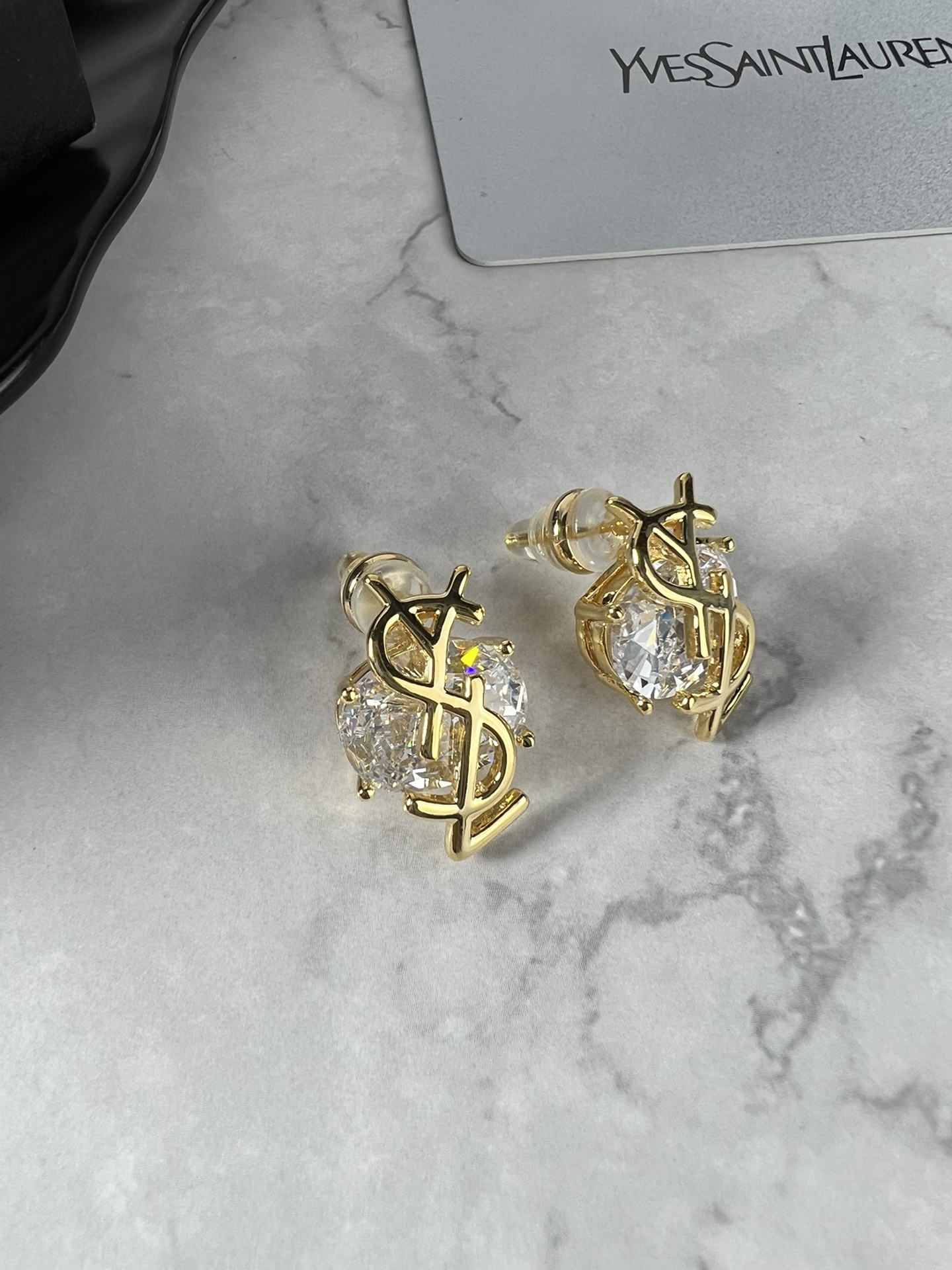 [TOP] Yves Saint Laurent YSL Earrings