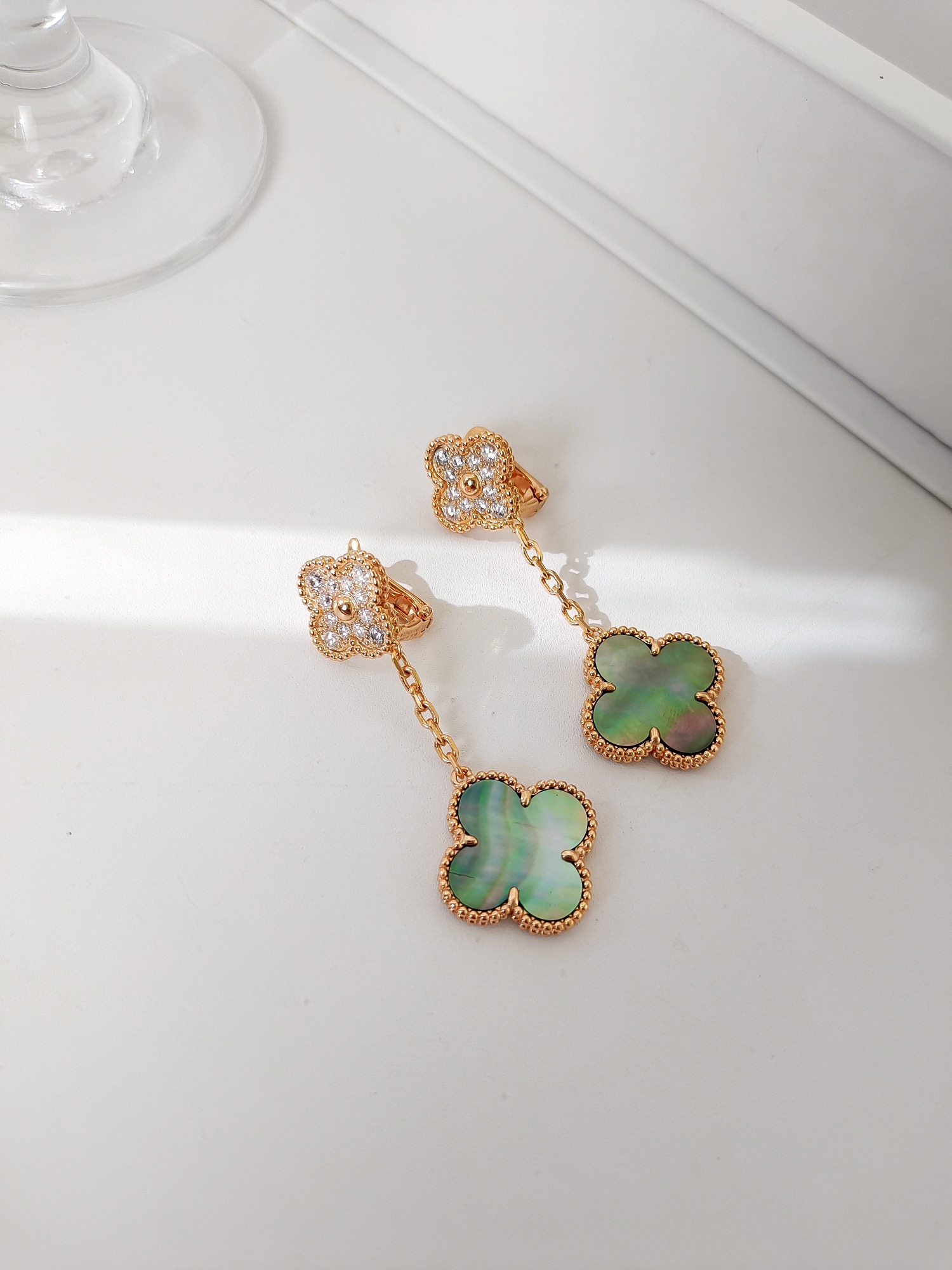 [TOP] Van Cleef & Arpels Earrings-Green
