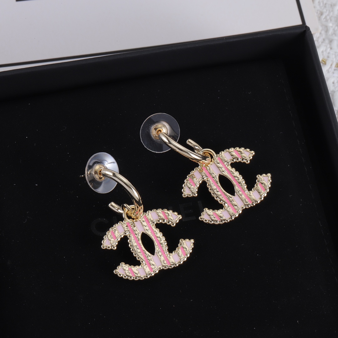 [TOP] CHANEL  CC Earrings