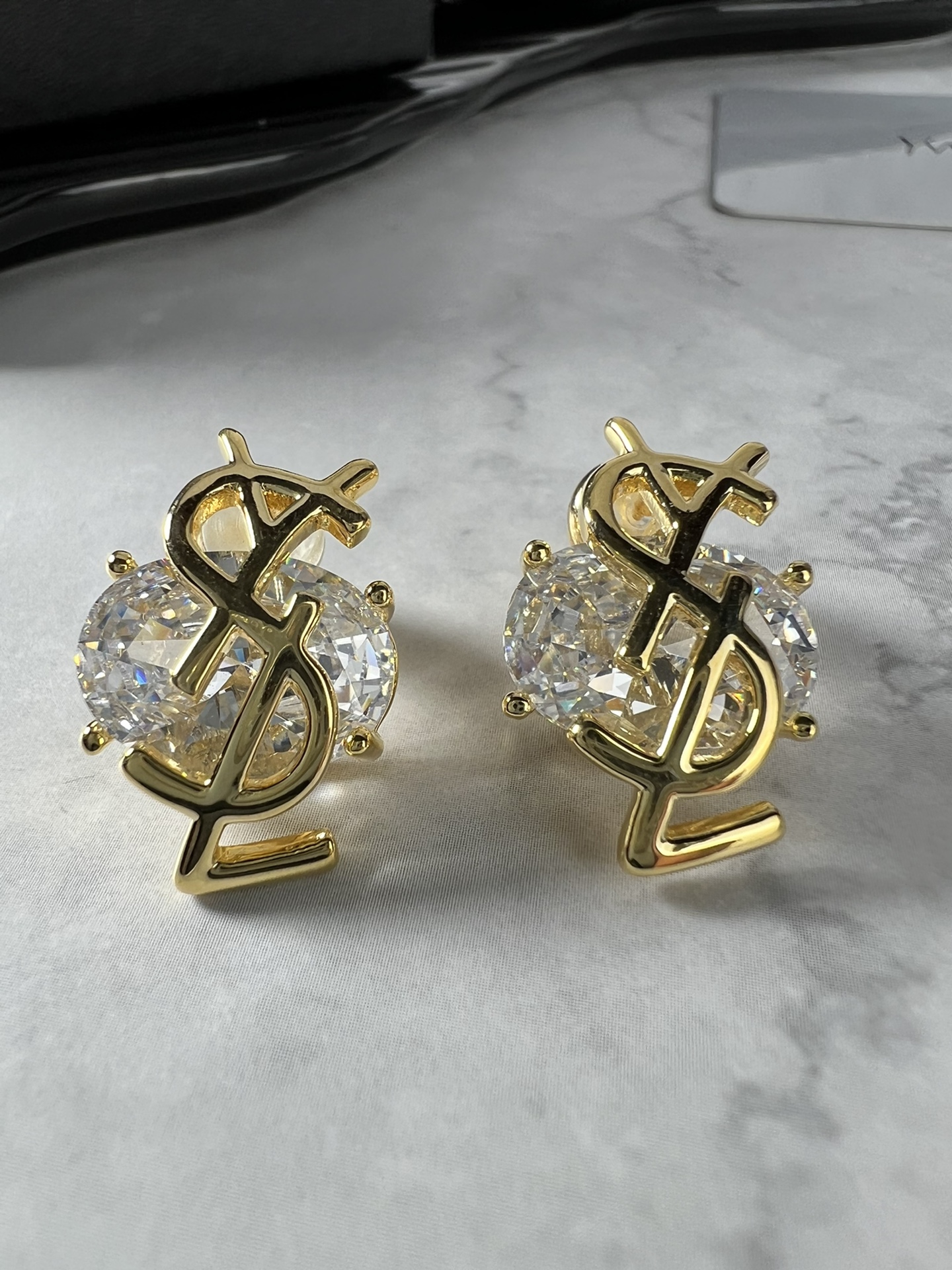 [TOP] Yves Saint Laurent YSL Earrings