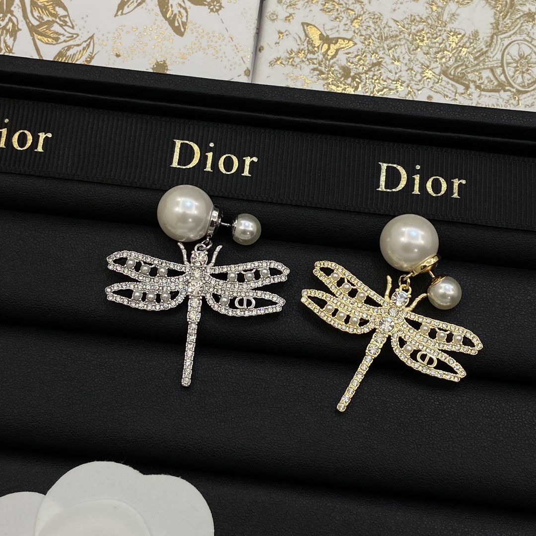 [TOP] Christian Dior Earrings-2 Colors