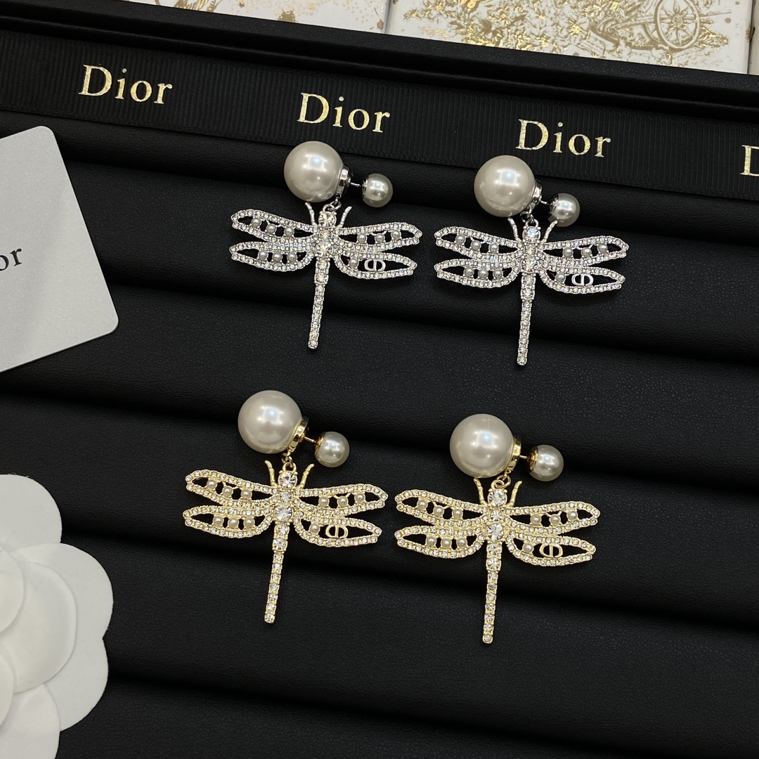 [TOP] Christian Dior Earrings-2 Colors