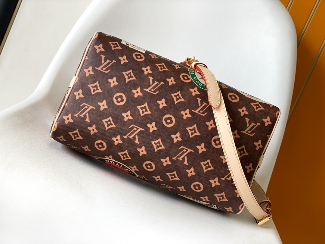 [TOP] Louis Vuitton LV Speedy Bandouliere 30 Bag 30x21x17cm - Brown
