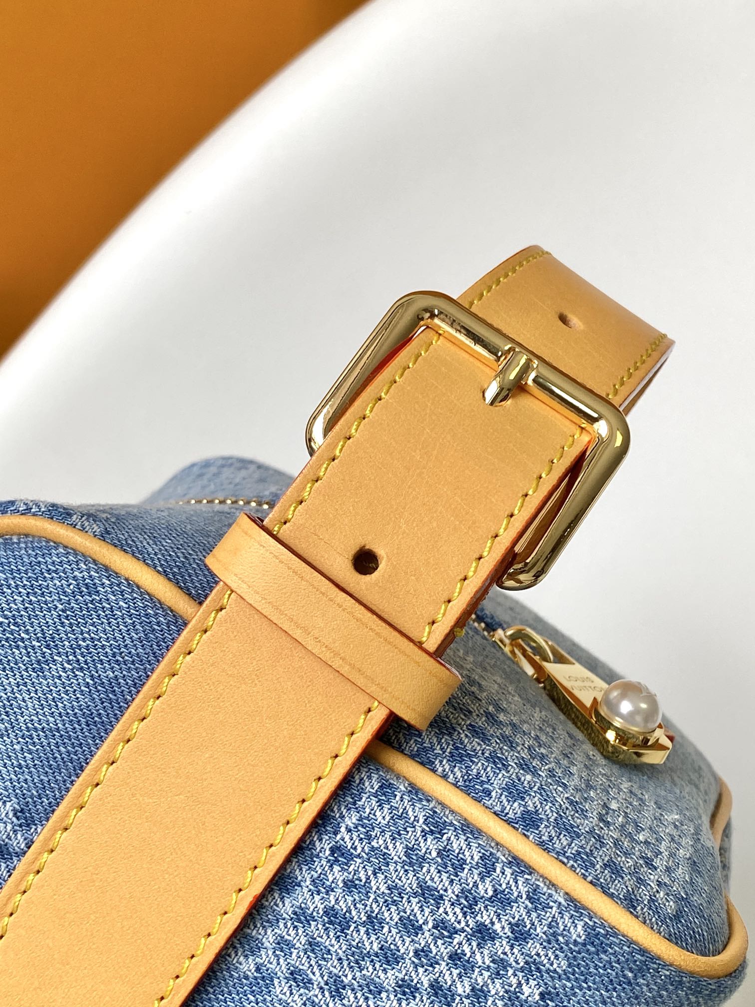 [TOP] Louis Vuitton LV Locker Dopp Kit Monogram Bag 23x13x12cm - Blue