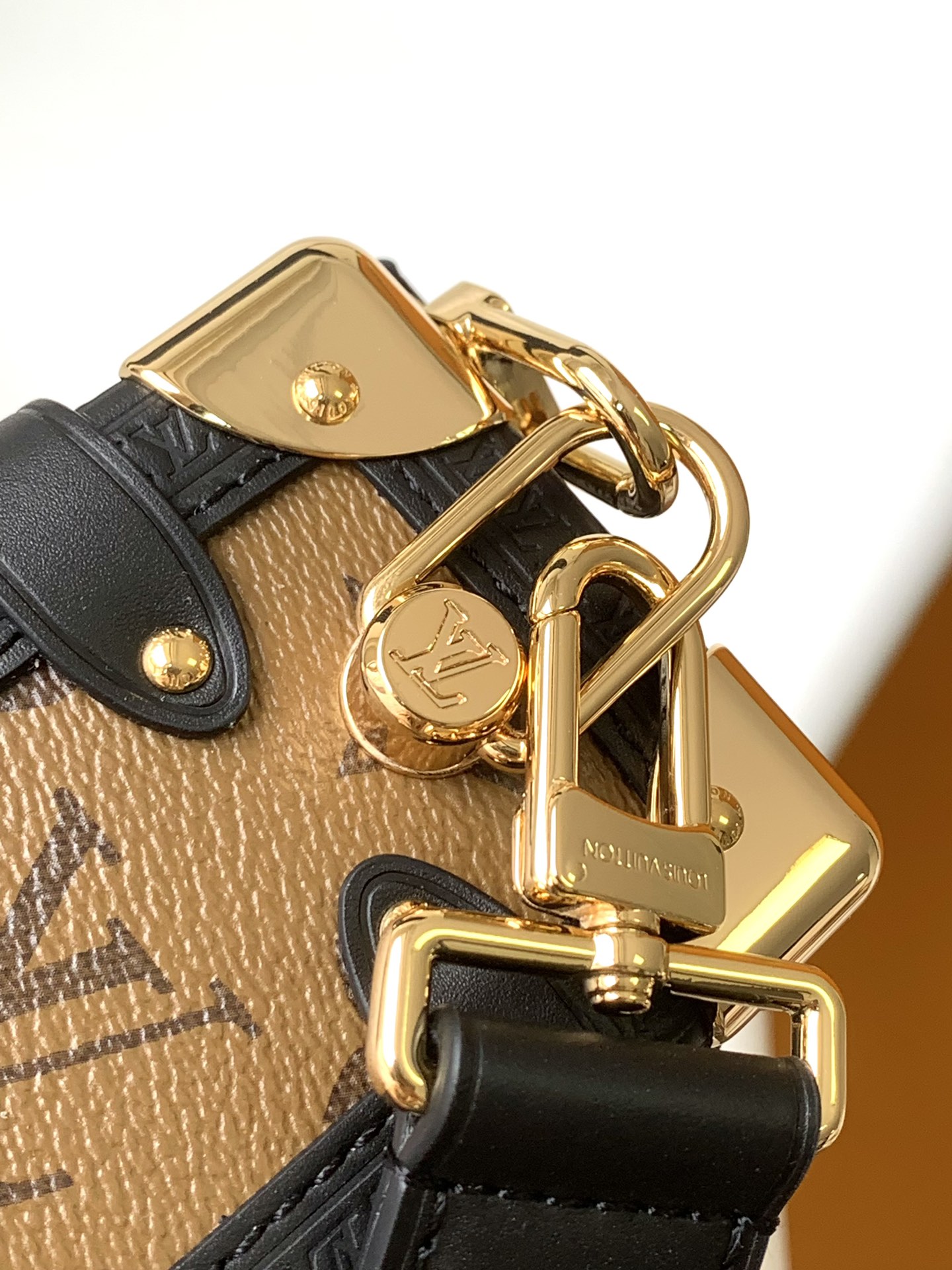 [TOP] Louis Vuitton LV Monogram Leather Cruise Trunk Bag 18x12.5x8cm - Brown