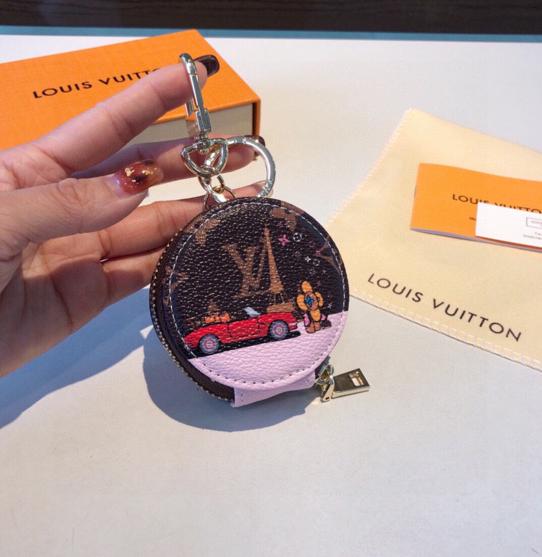 [TOP] Louis Vuitton LV Christmas Playground Keychain/Airpods Case