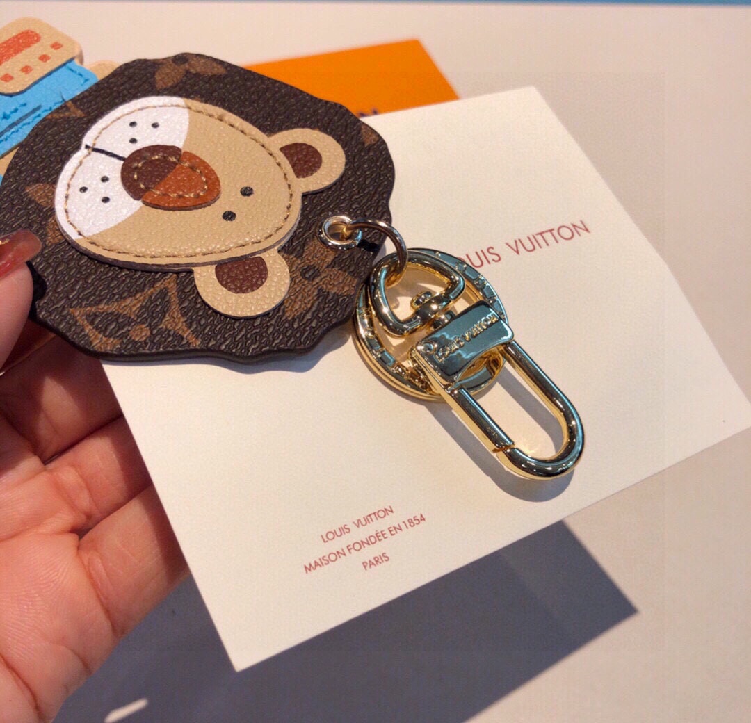 [TOP] Louis Vuitton LV Lion Keychain