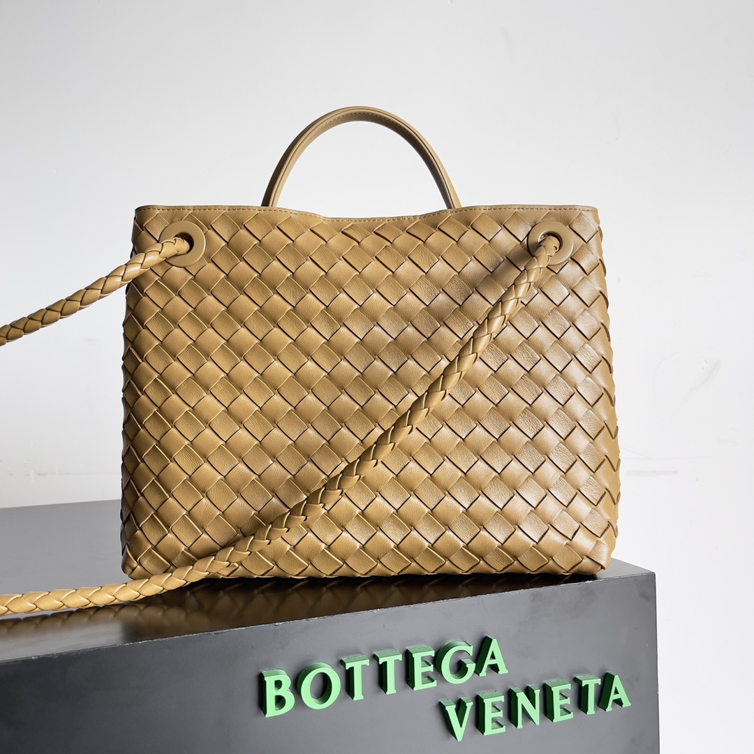 [TOP] Bottega Veneta BV Andiamo Bags Woven Handbags Lambskin