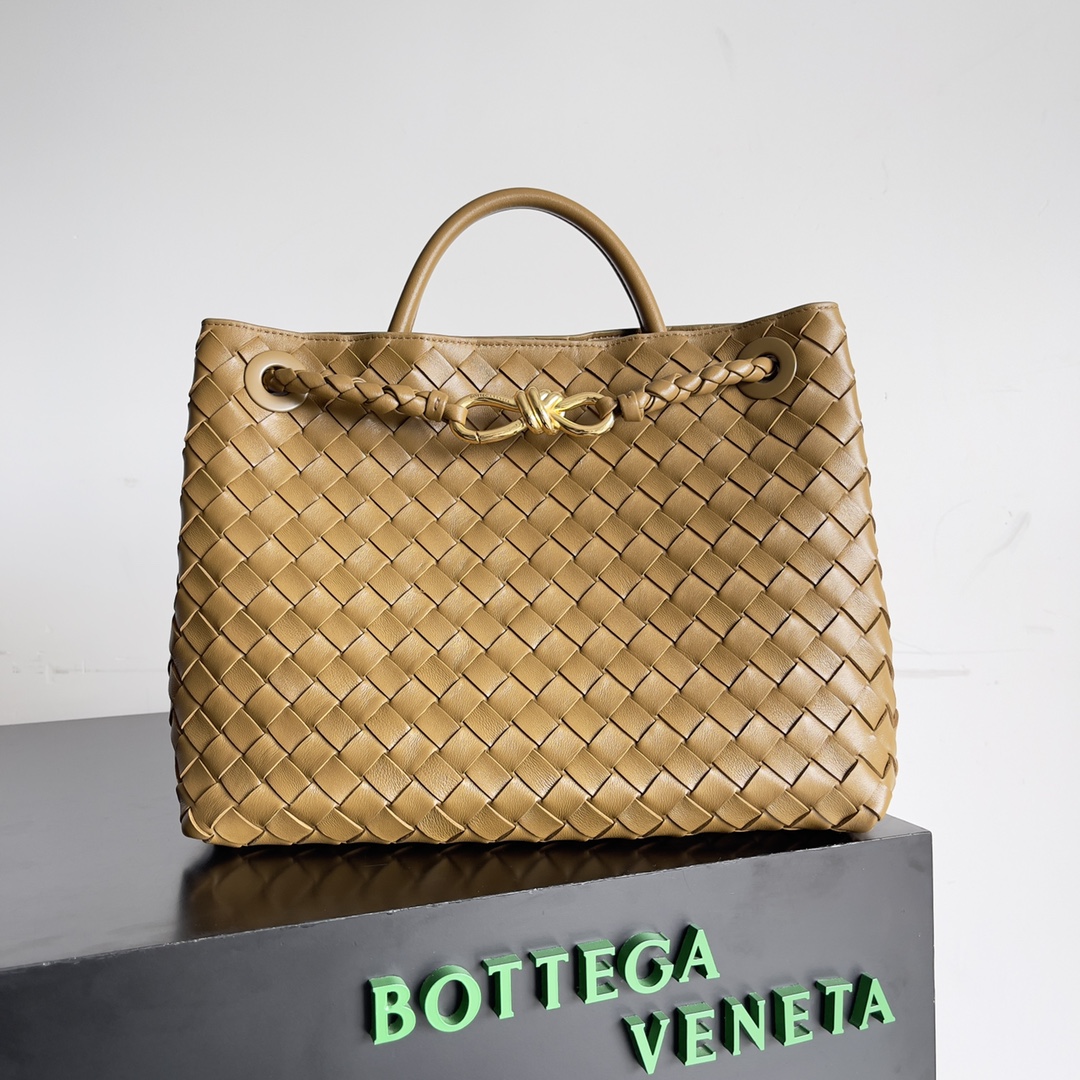 [TOP] Bottega Veneta BV Andiamo Bags Woven Handbags Lambskin