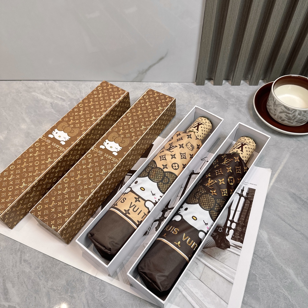 [TOP] Louis Vuitton LV Hello Kitty Umbrella-2 Colors