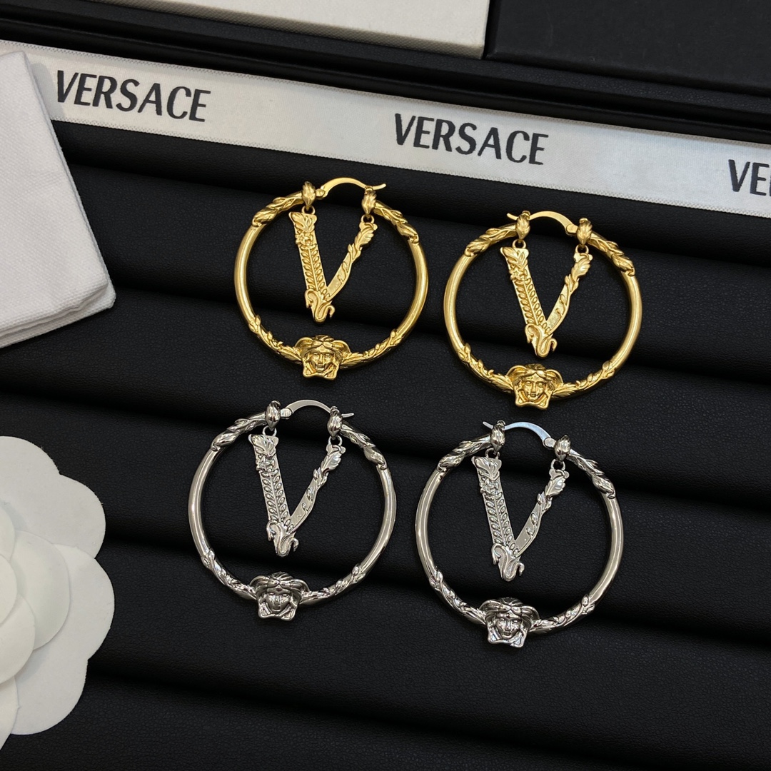 [TOP] VERSACE Earrings - 2 Colors