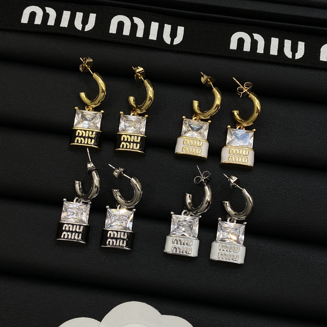 [TOP] Miu Miu Earrings-4 Colors