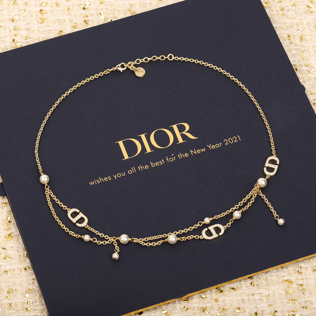 [TOP] Christian Dior  Necklace - Gold