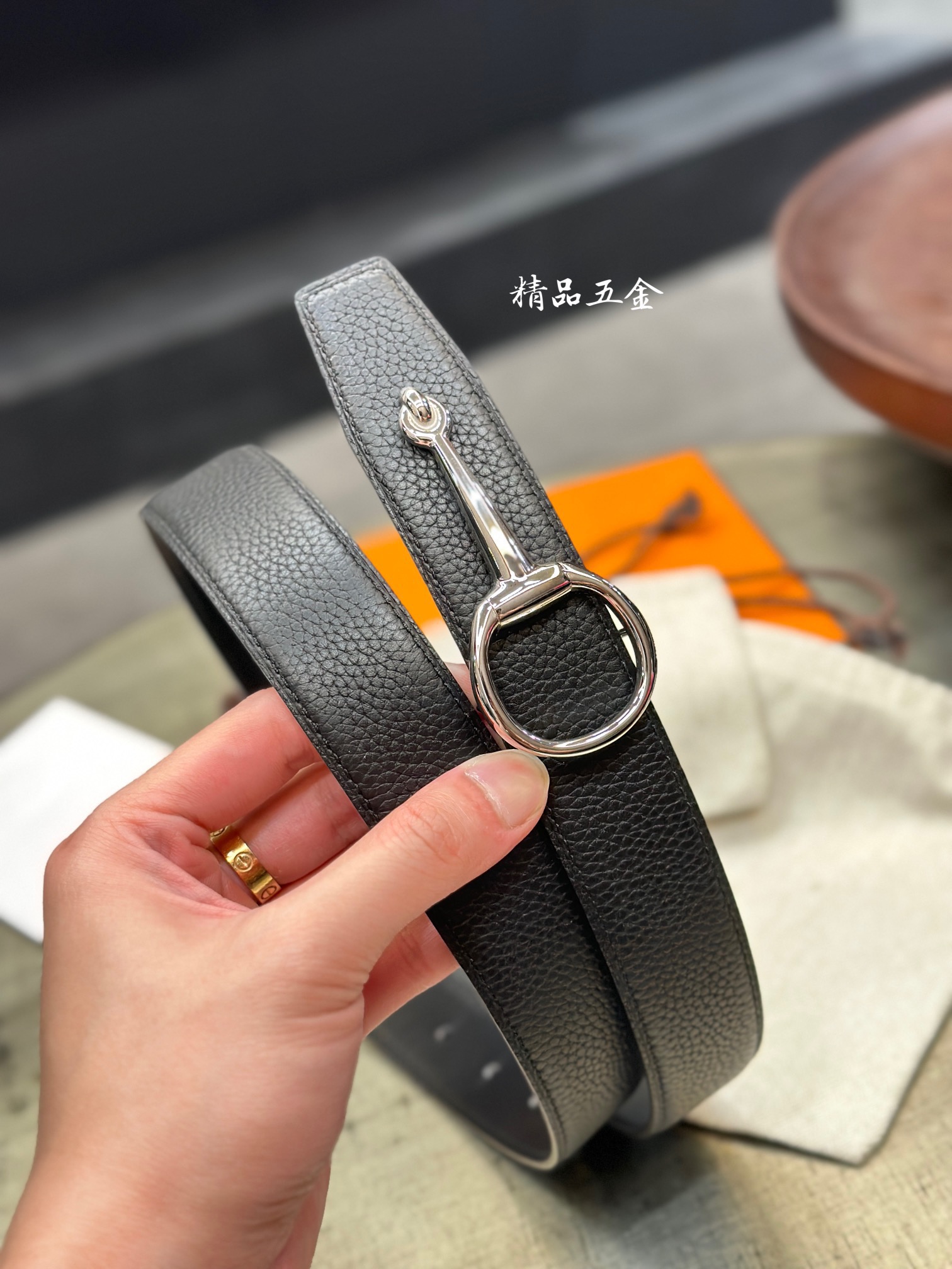 [TOP] HERMES Flippable Belt 3.8CM