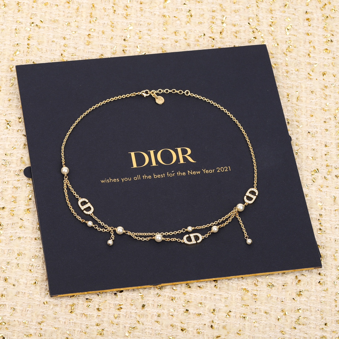 [TOP] Christian Dior  Necklace - Gold
