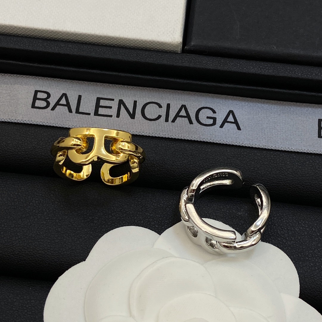 [TOP] BALENCIAGA BB Rings-2 Colors