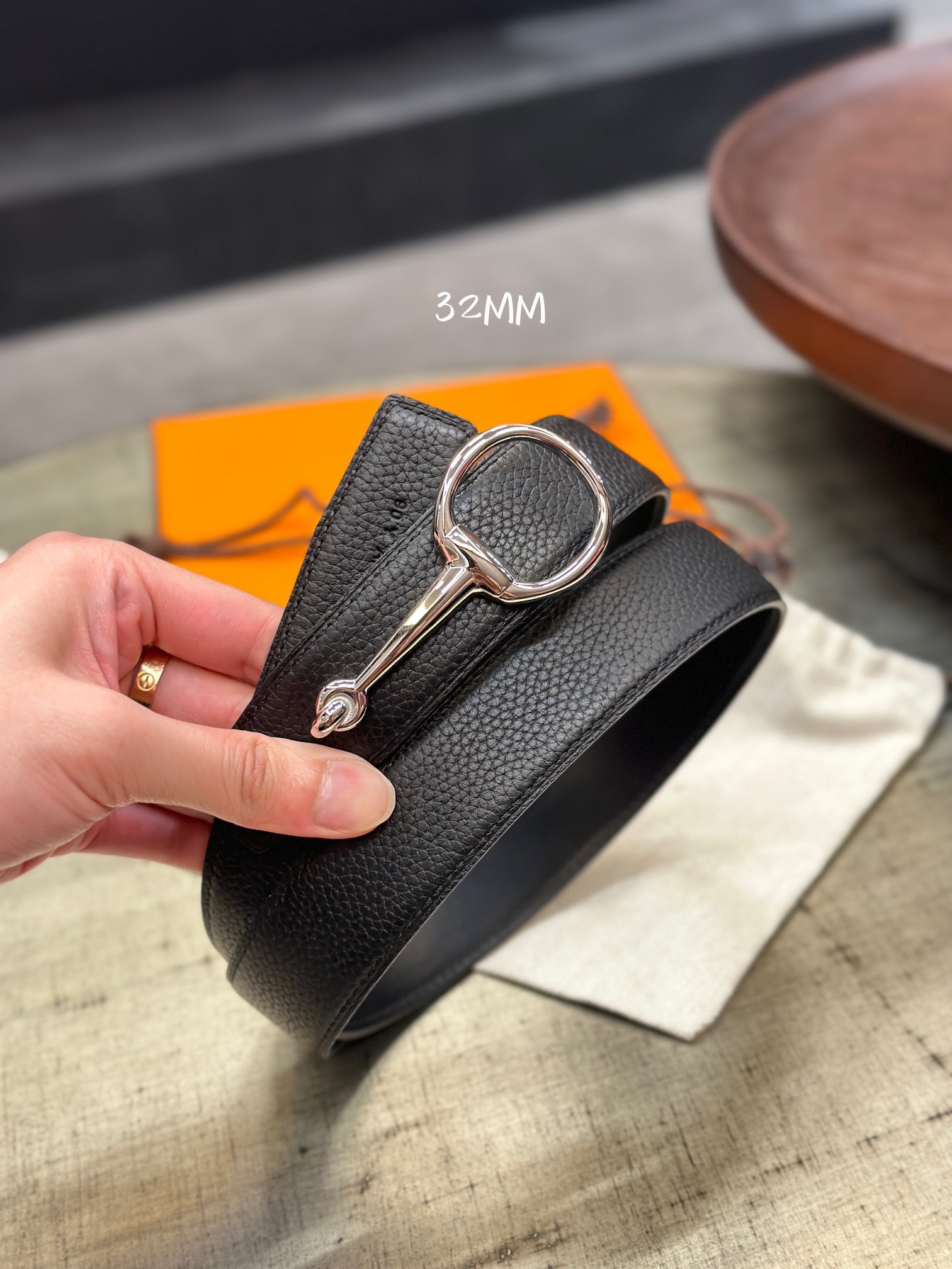 [TOP] HERMES Flippable Belt 3.8CM