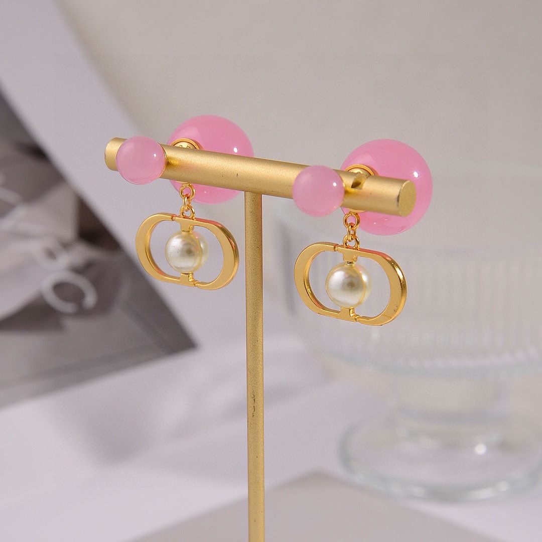 [TOP] Christian Dior Compass Earrings-4 Colors