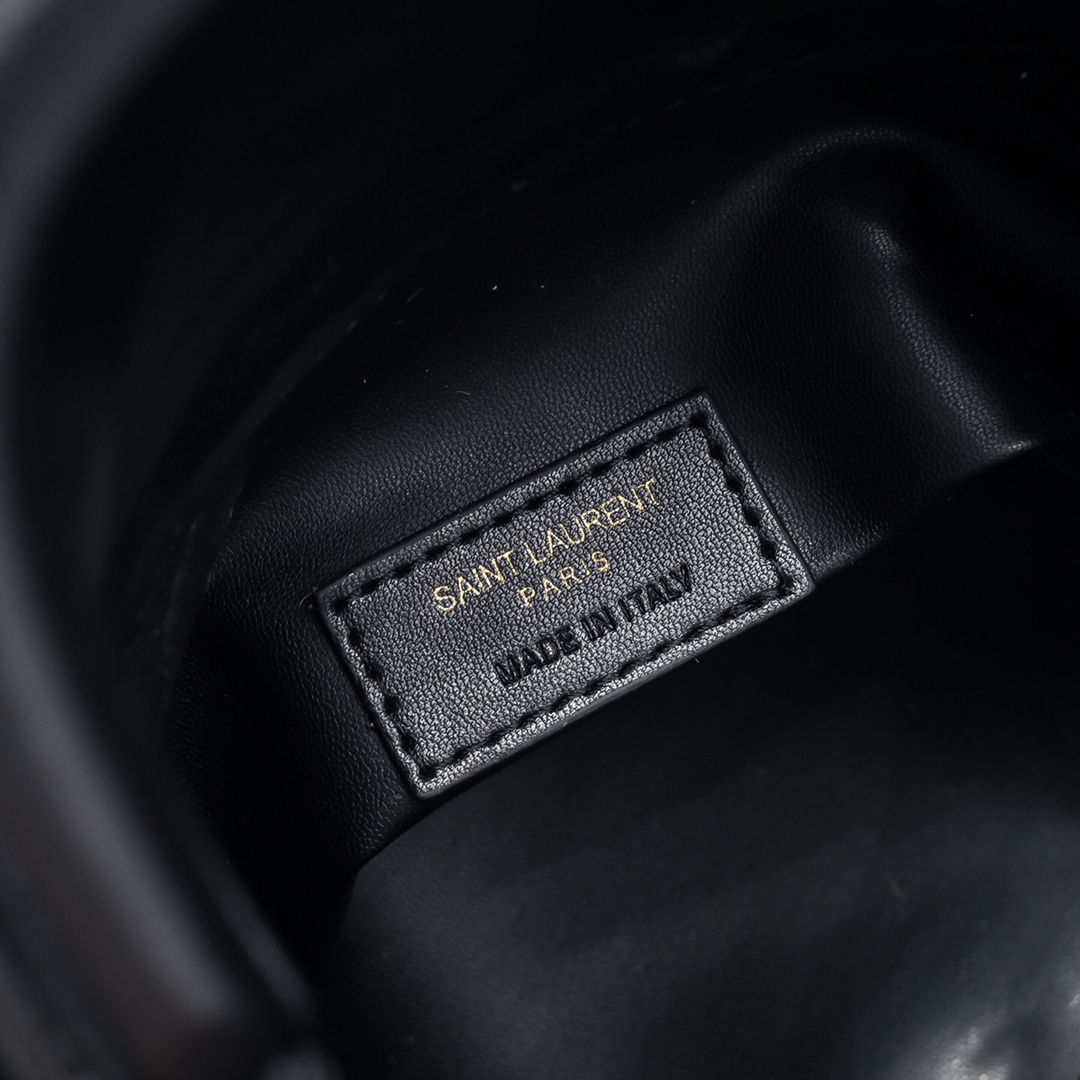 [TOP] Yves Saint Laurent YSL Gaby Bag 19x17x15cm - Black