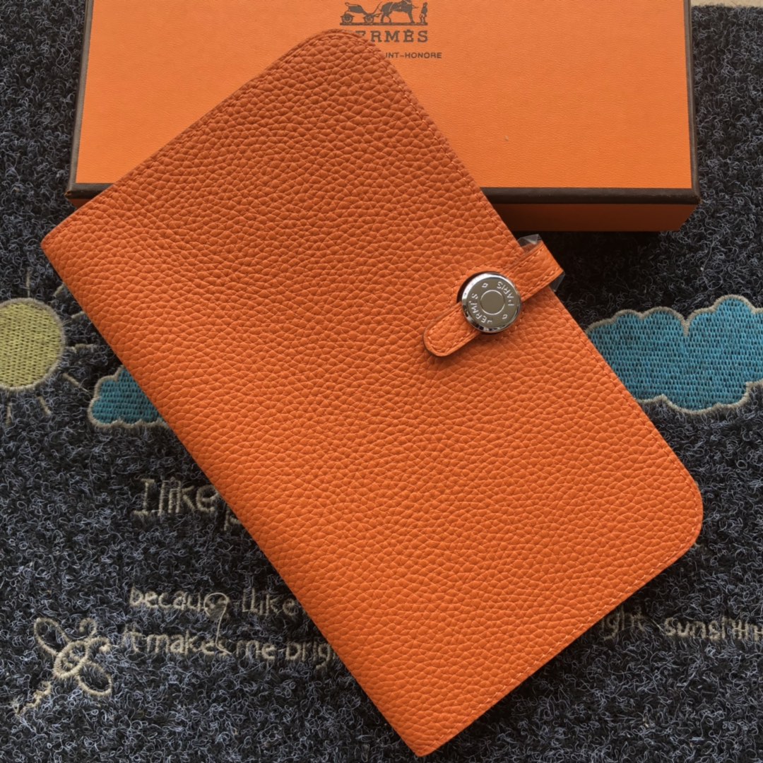 [TOP] HERMES Togo Leather Dogon Passport Holder Wide Version 20*12.5cm - 18 Colors