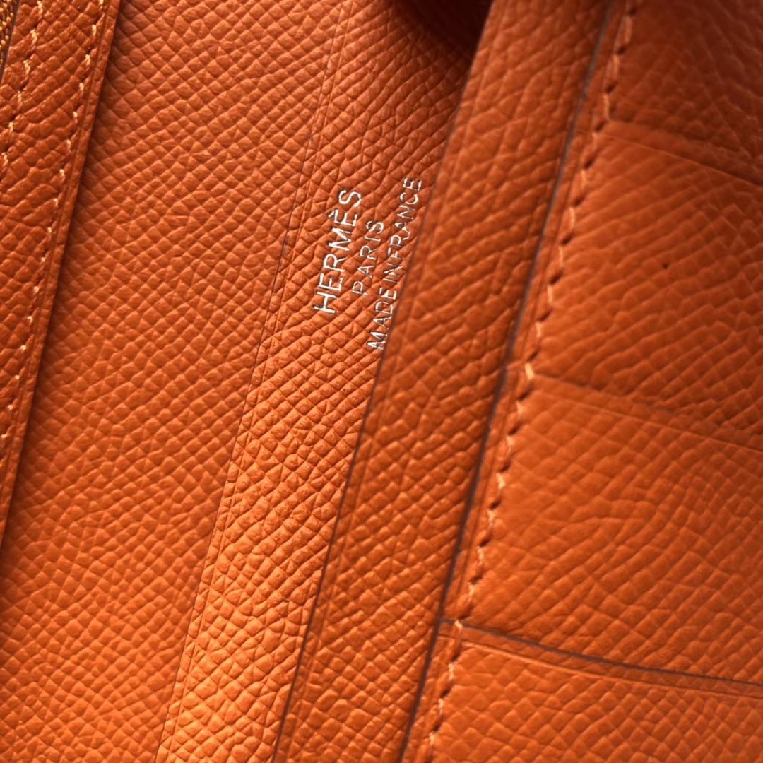[TOP] HERMES Bearn Wallet Epsom Leather 17.5/9.5cm - 15 Colors
