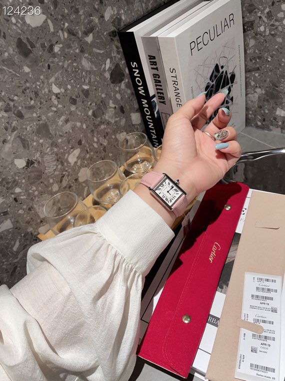 [TOP] Cartier Watch - Pink