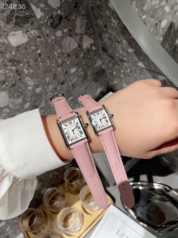 [TOP] Cartier Watch - Pink