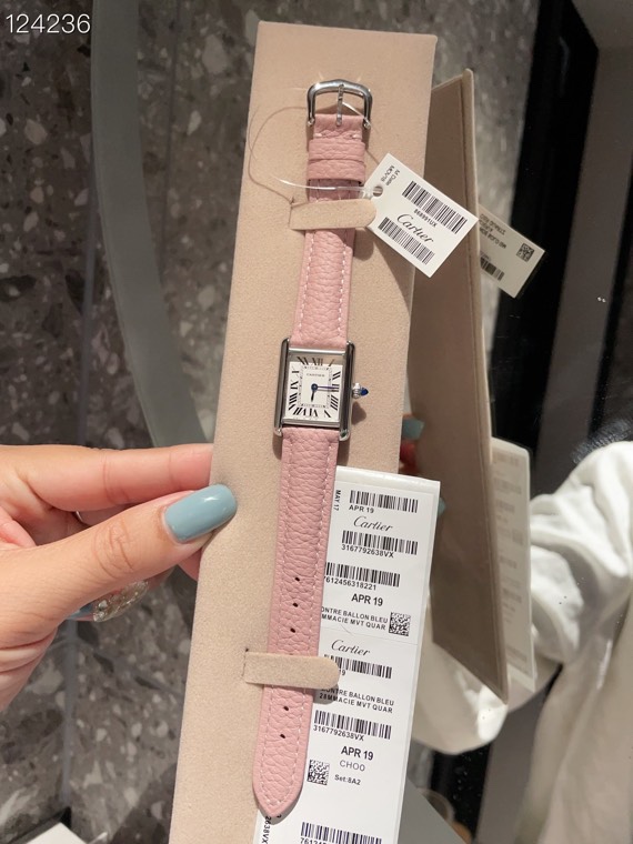 [TOP] Cartier Watch - Pink