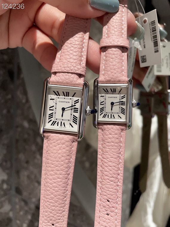 [TOP] Cartier Watch - Pink