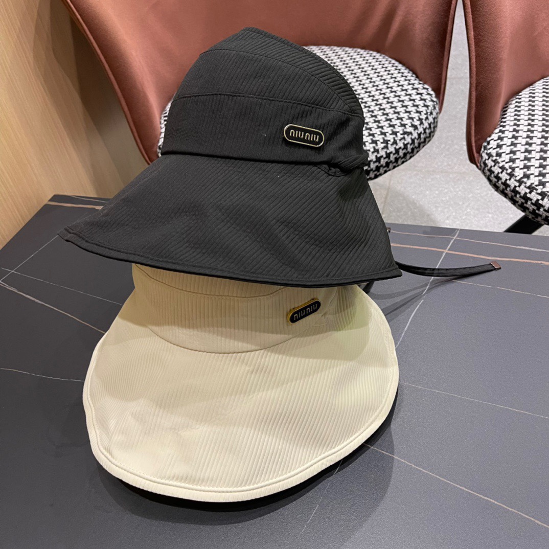 [TOP] Miu Miu Leisure Sun Hatt - 3 Colors