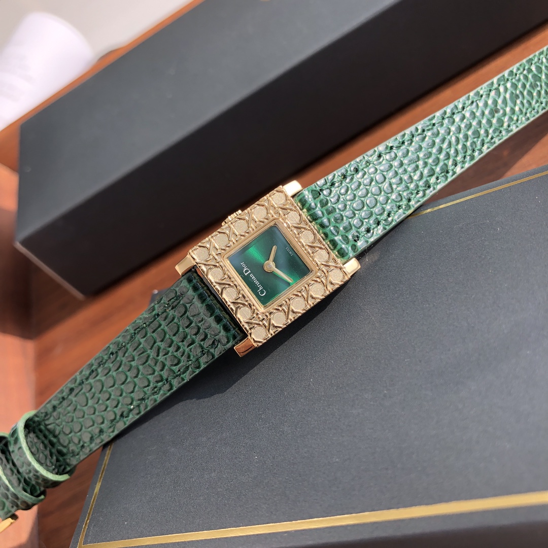 [TOP] Christian Dior Watch 19×19mm - Green