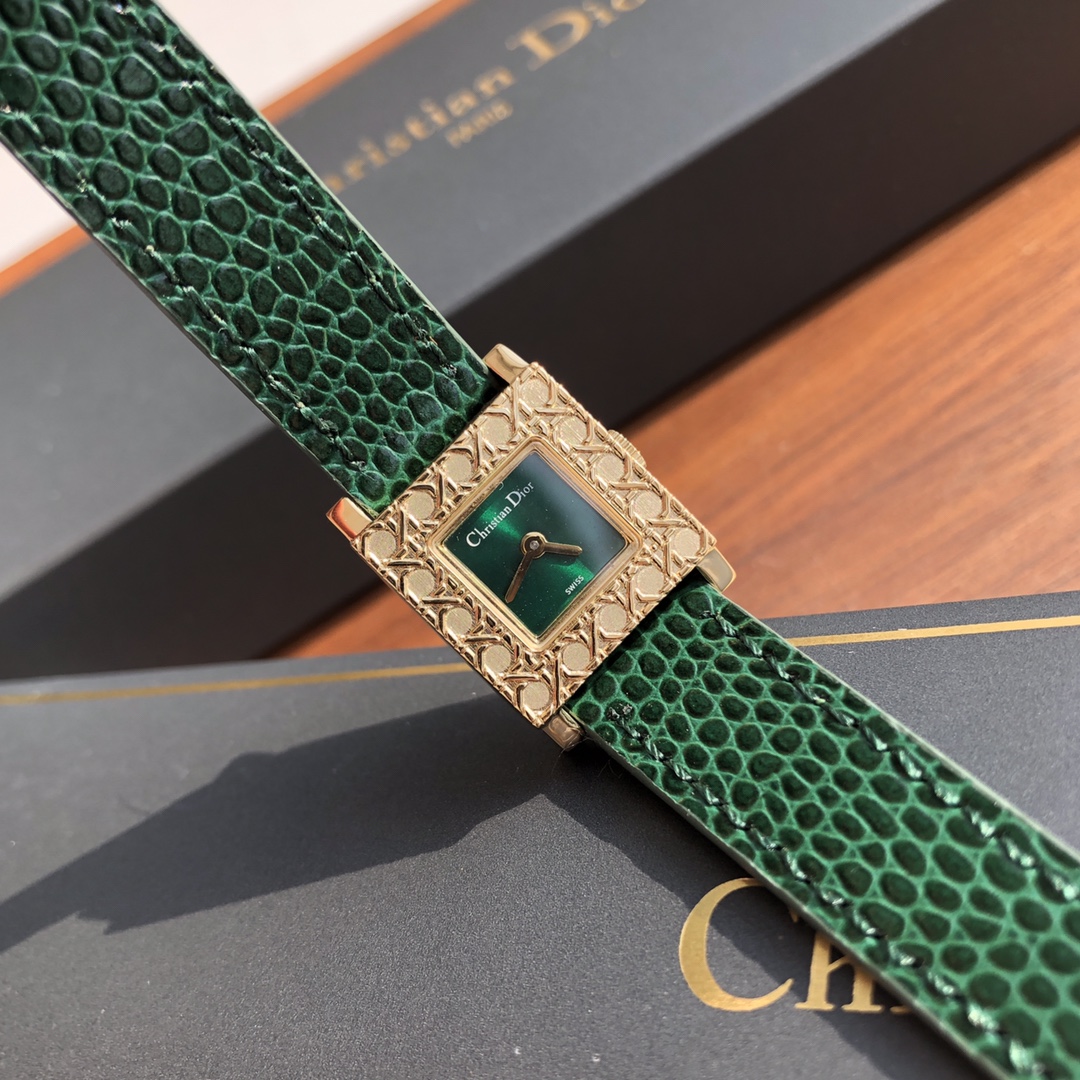 [TOP] Christian Dior Watch 19×19mm - Green