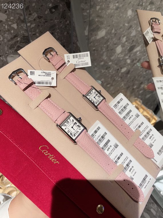 [TOP] Cartier Watch - Pink