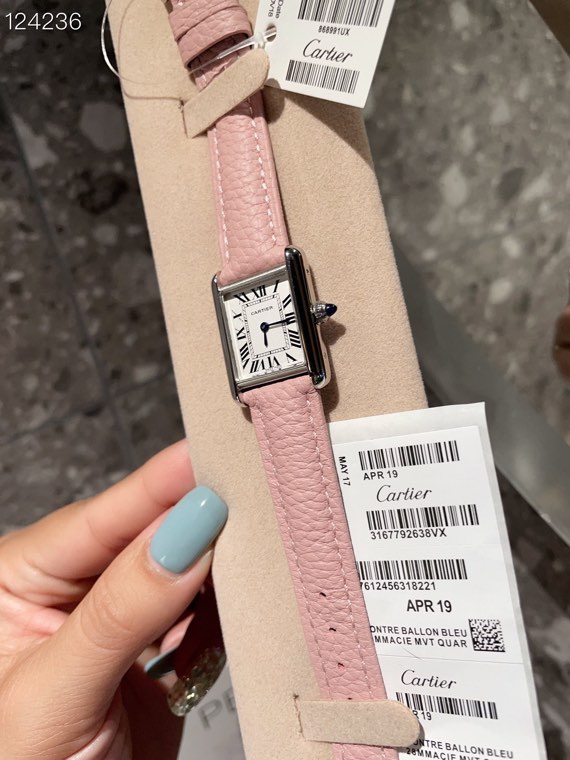 [TOP] Cartier Watch - Pink