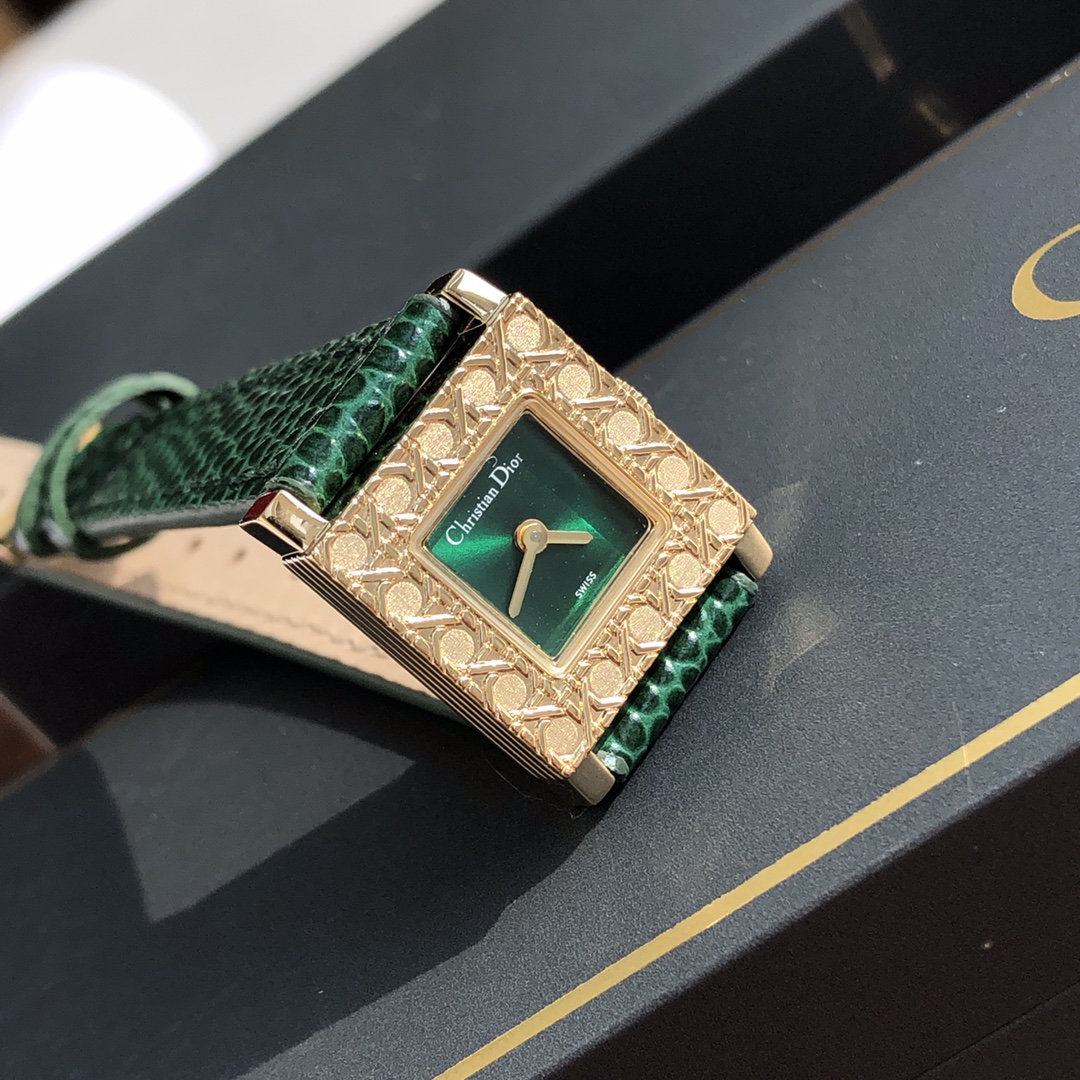 [TOP] Christian Dior Watch 19×19mm - Green