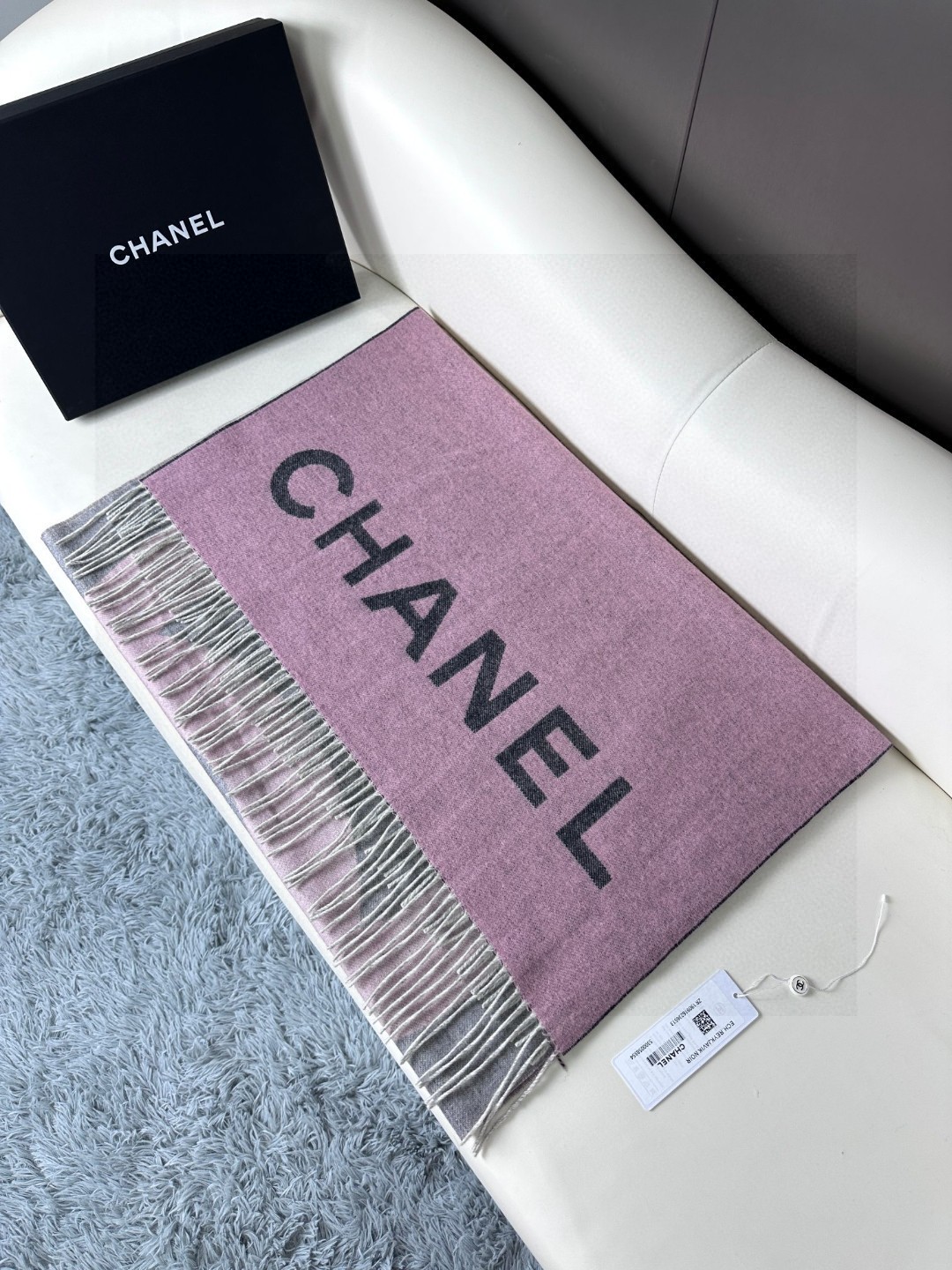 [TOP] CHANEL Cashmere Scarf 70 x 180 cm