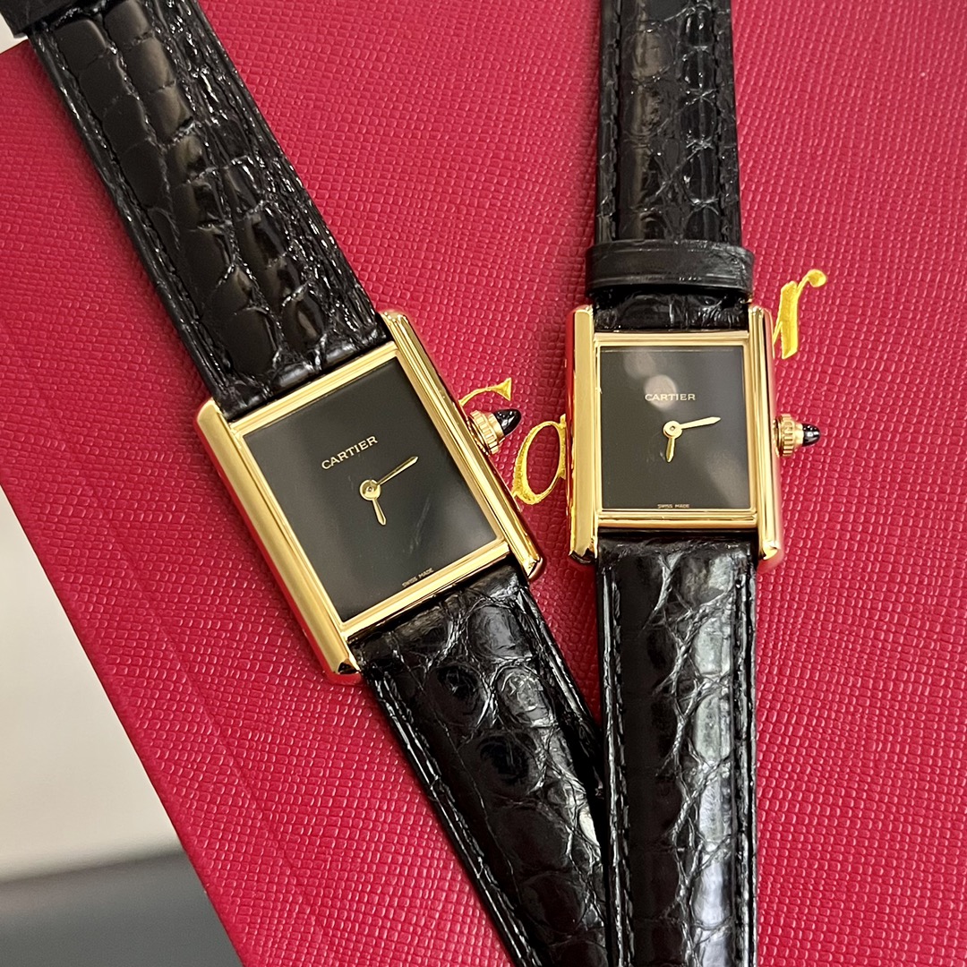 [TOP] Cartier Tank Must Watch - 3 Color