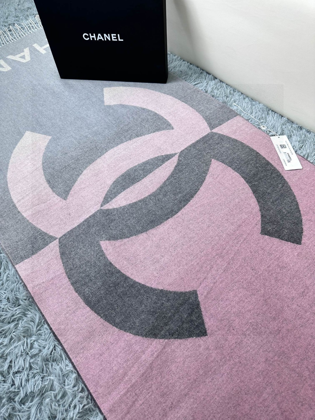 [TOP] CHANEL Cashmere Scarf 70 x 180 cm