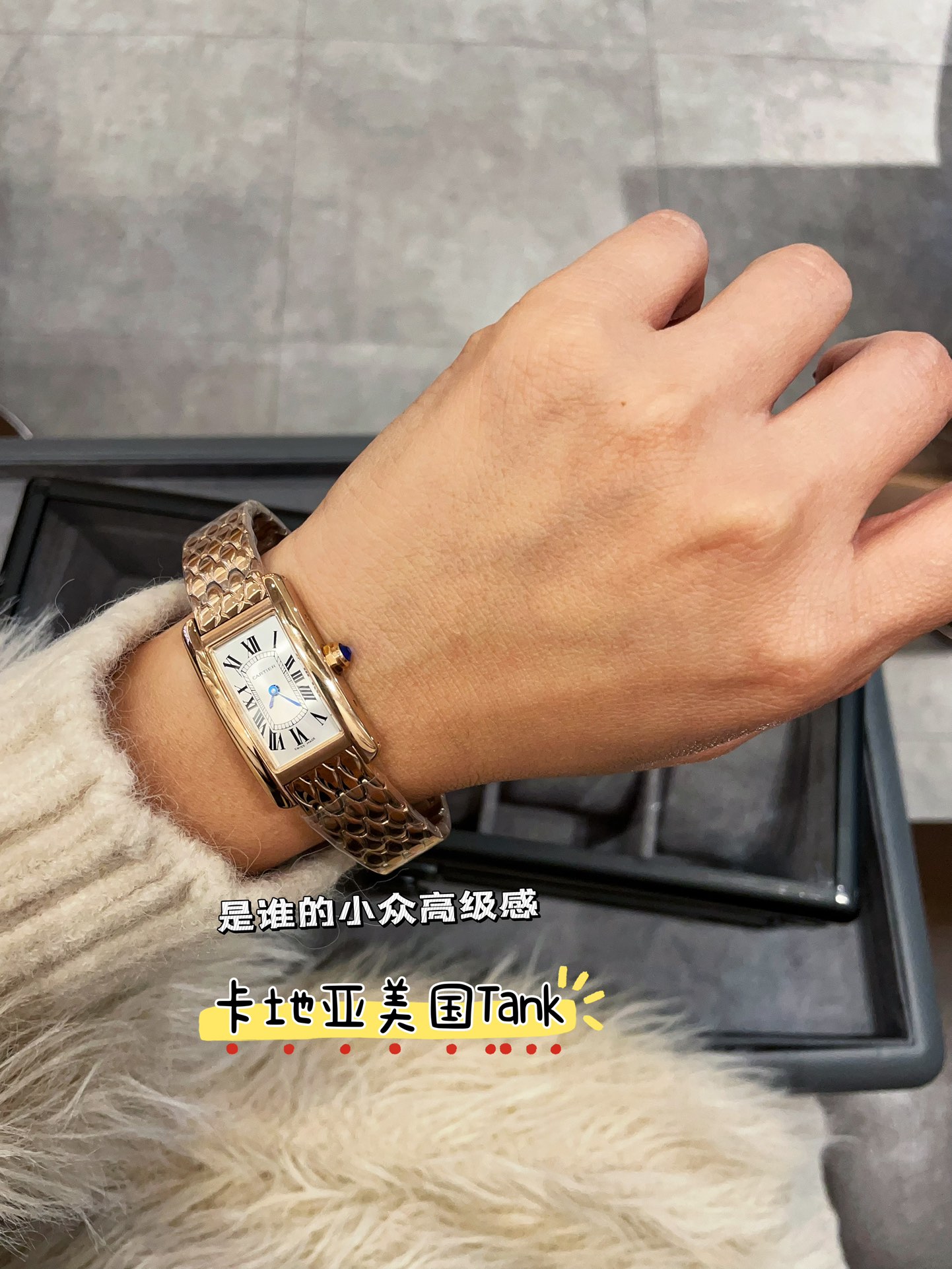 [TOP] Cartier Tank Must Watch 35x20mm - Gold