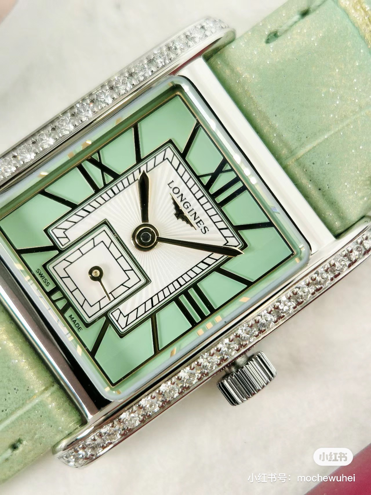 [TOP] LONGINES Watch - Mint Green