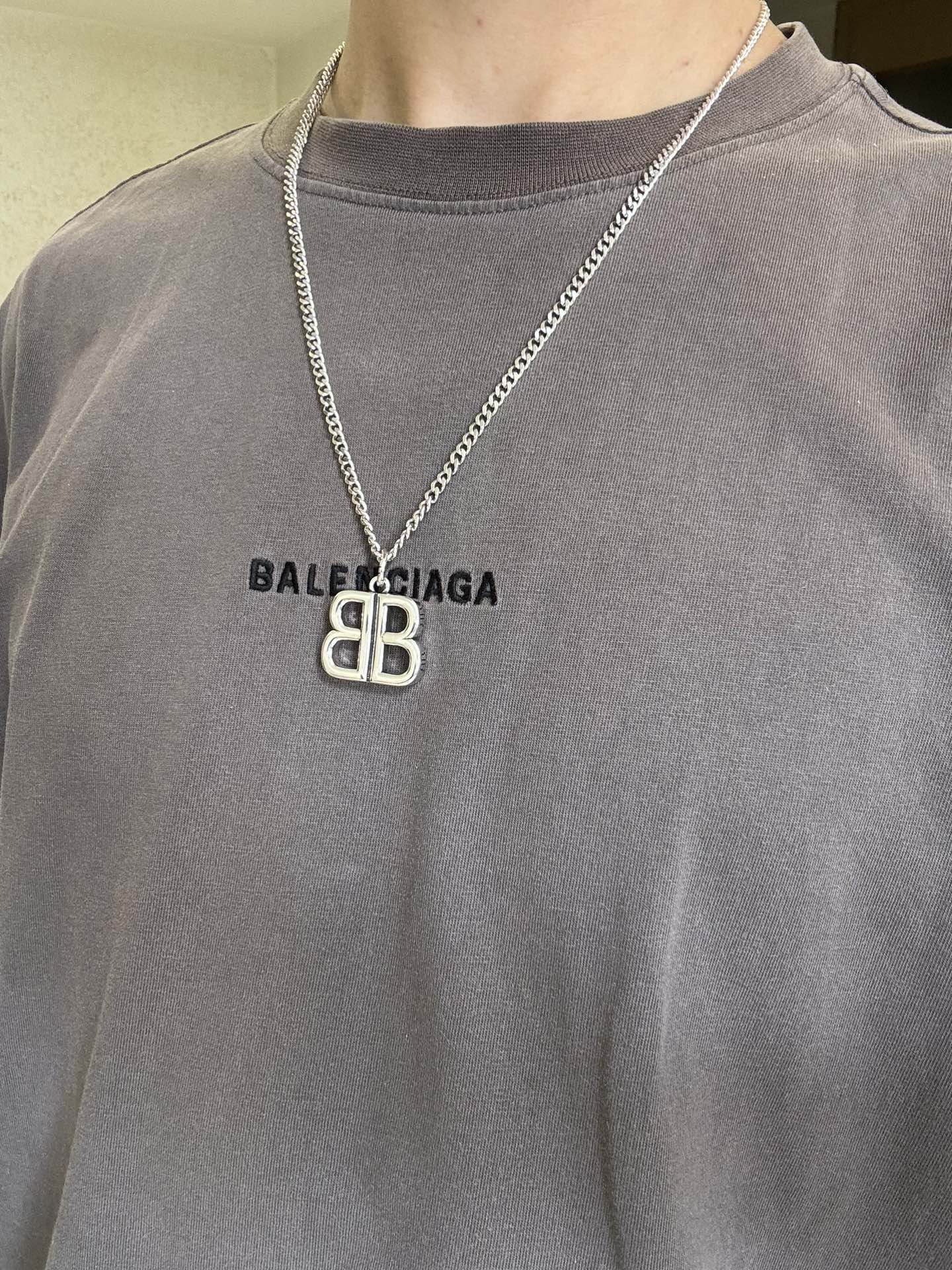 [TOP] BALENCIAGA BB Necklace