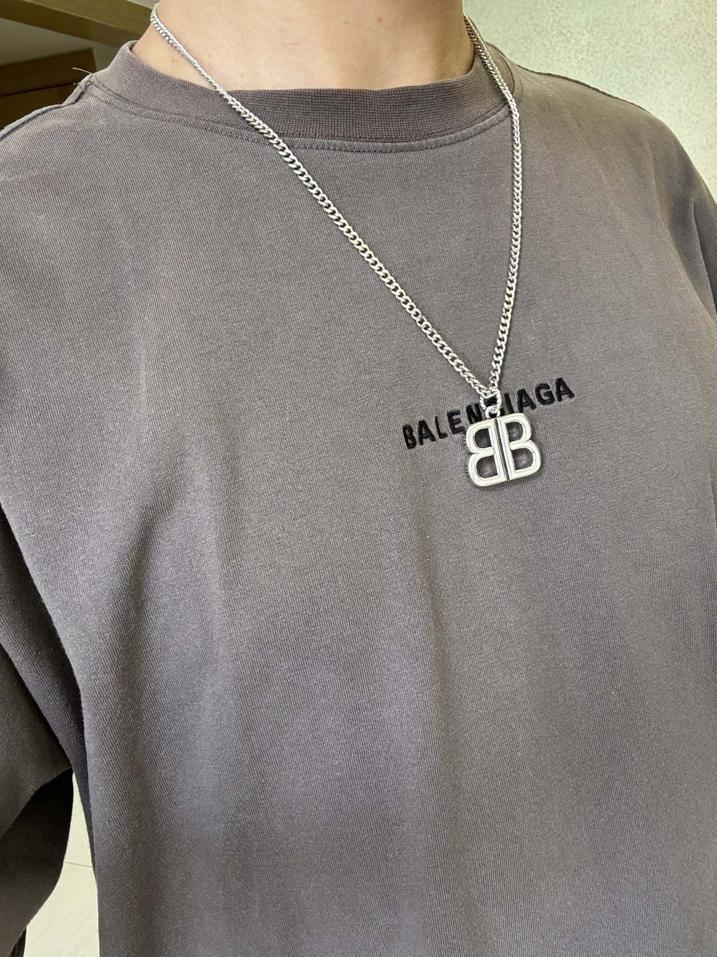[TOP] BALENCIAGA BB Necklace