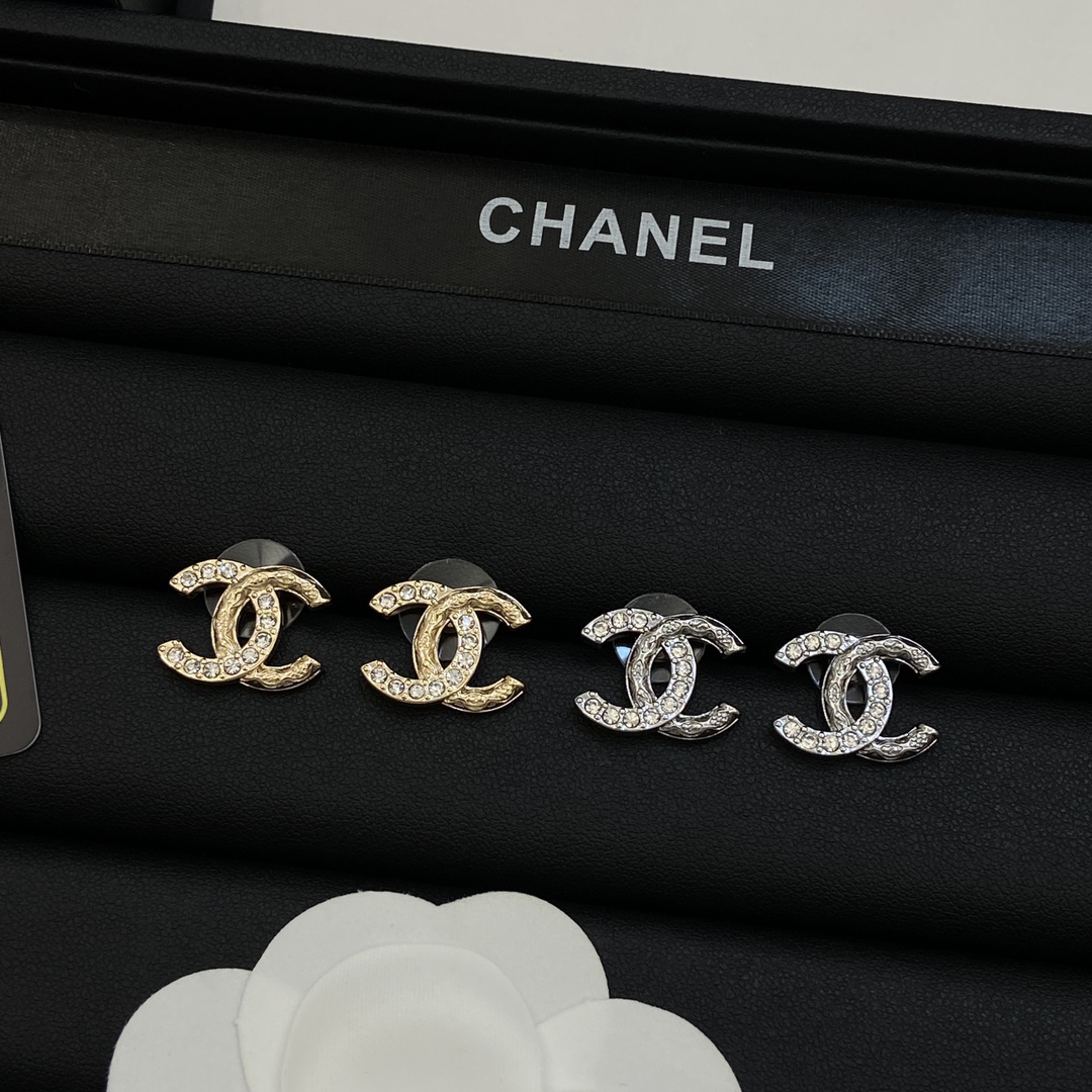 [TOP] CHANEL CC Earrings-2 Colors