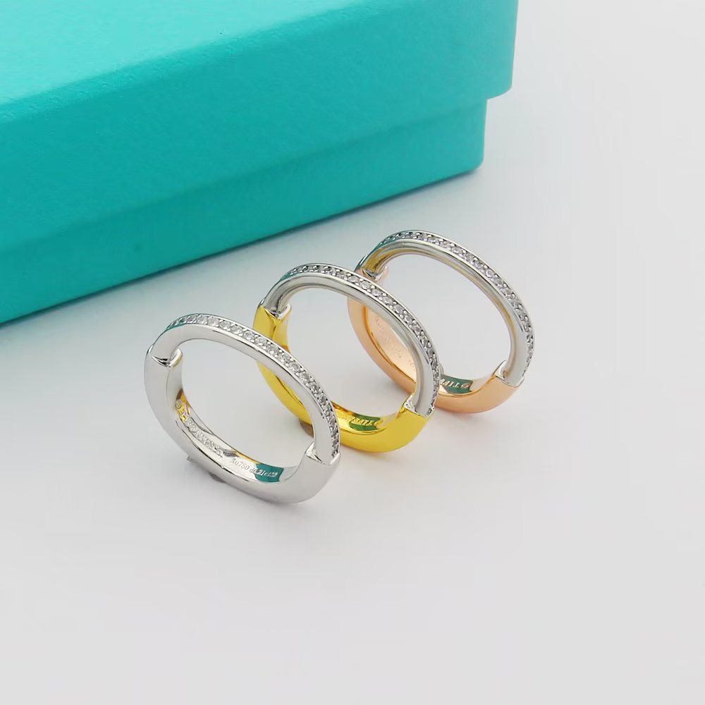 [TOP] Tiffany and Co. Lock Ring-3 Colors