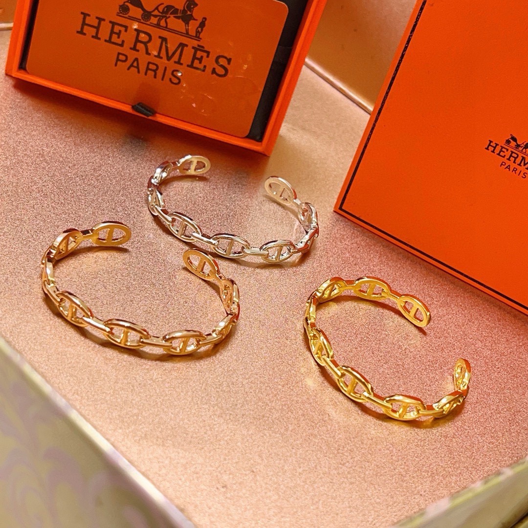 [TOP] HERMES Bracelet-3 Colors