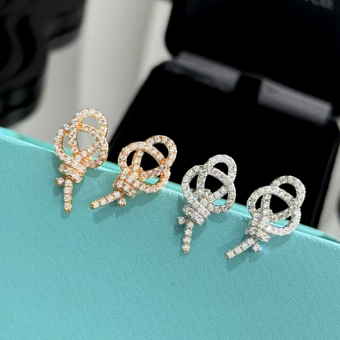 [TOP] Tiffany & Co. Knot Earrings - 2 Colors
