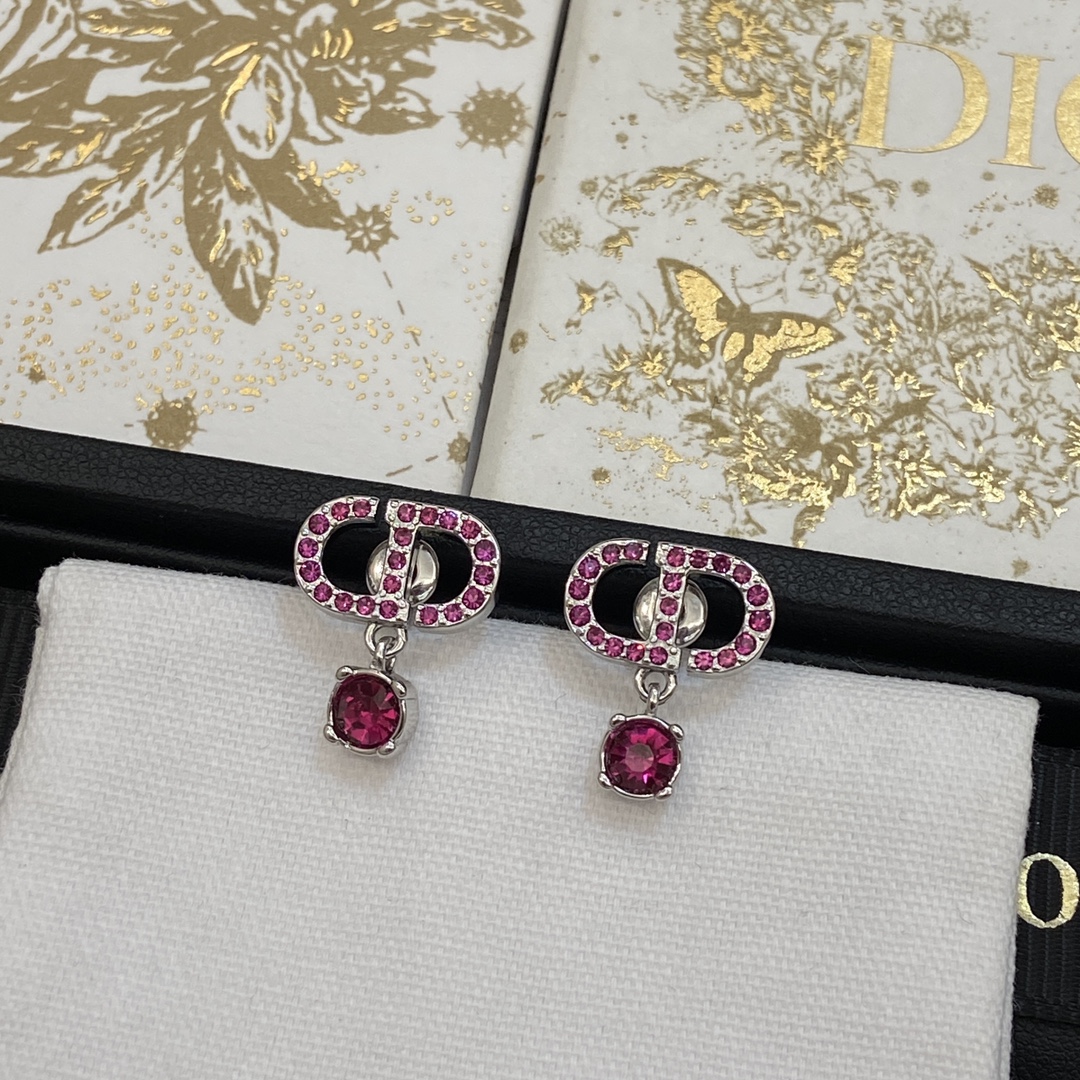 [TOP] Christian Dior Earrings-3 Colors