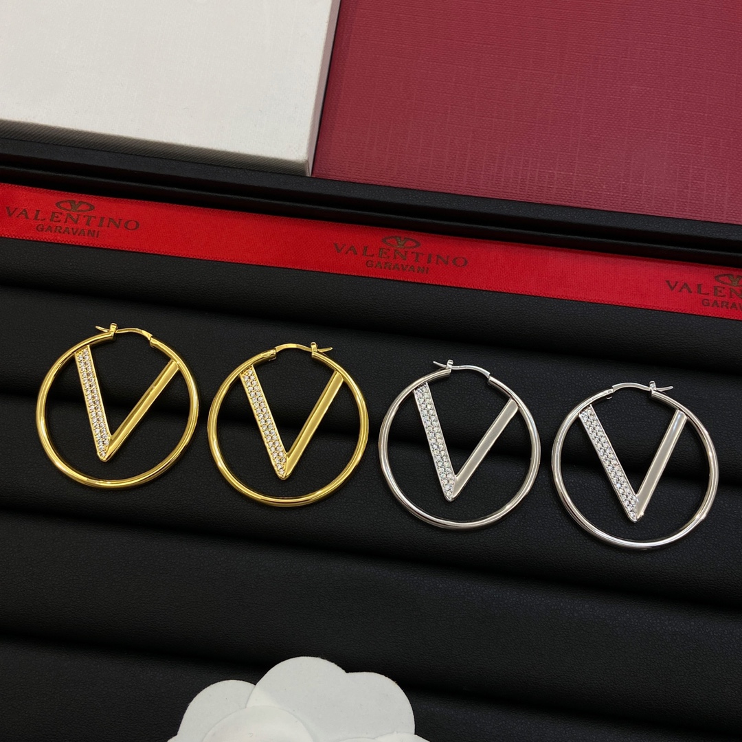 [TOP] VALENTINO Earrings-2 Colors